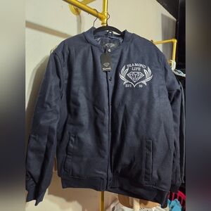 Diamond Supply Co. Navy Blue Varsity Jacket
